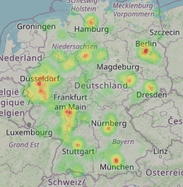 Heatmap (Anrufverteilung)