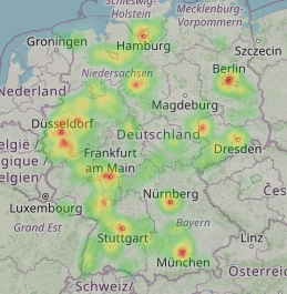 Heatmap (Anrufverteilung)