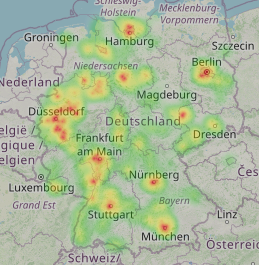 Heatmap (Anrufverteilung)