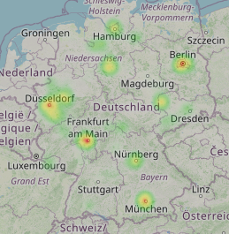 Heatmap (Anrufverteilung)