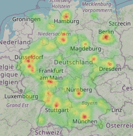 Heatmap (Anrufverteilung)