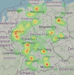 Heatmap (Anrufverteilung)