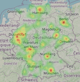 Heatmap (Anrufverteilung)