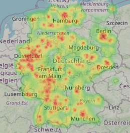 Heatmap (Anrufverteilung)