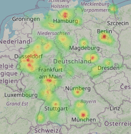 Heatmap (Anrufverteilung)