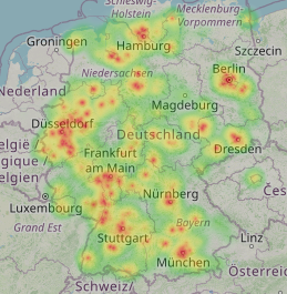 Heatmap (Anrufverteilung)