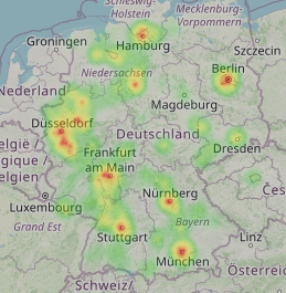 Heatmap (Anrufverteilung)