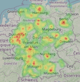 Heatmap (Anrufverteilung)