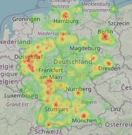 Heatmap (Anrufverteilung)