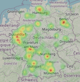 Heatmap (Anrufverteilung)