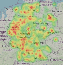 Heatmap (Anrufverteilung)