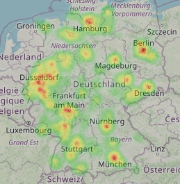 Heatmap (Anrufverteilung)