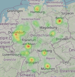 Heatmap (Anrufverteilung)