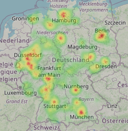 Heatmap (Anrufverteilung)