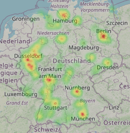 Heatmap (Anrufverteilung)