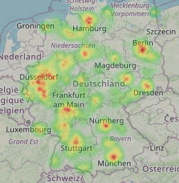 Heatmap (Anrufverteilung)