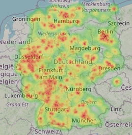 Heatmap (Anrufverteilung)