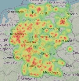 Heatmap (Anrufverteilung)