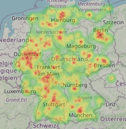 Heatmap (Anrufverteilung)