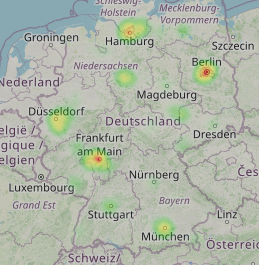 Heatmap (Anrufverteilung)