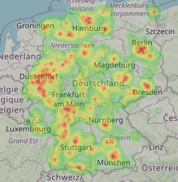 Heatmap (Anrufverteilung)