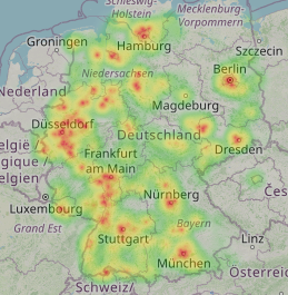 Heatmap (Anrufverteilung)