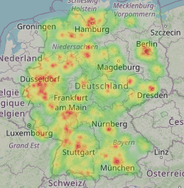 Heatmap (Anrufverteilung)