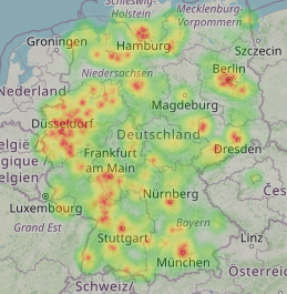 Heatmap (Anrufverteilung)