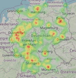 Heatmap (Anrufverteilung)