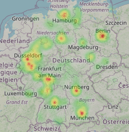 Heatmap (Anrufverteilung)