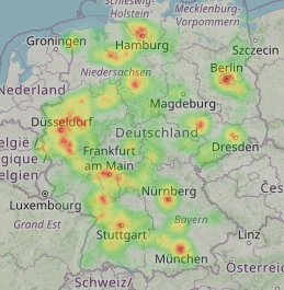 Heatmap (Anrufverteilung)