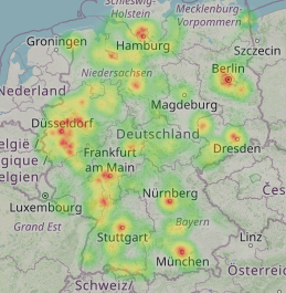 Heatmap (Anrufverteilung)