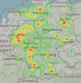 Heatmap (Anrufverteilung)