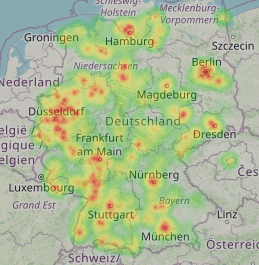 Heatmap (Anrufverteilung)