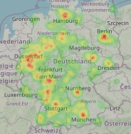 Heatmap (Anrufverteilung)