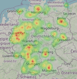 Heatmap (Anrufverteilung)