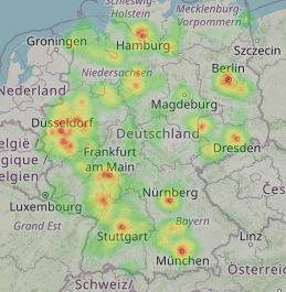 Heatmap (Anrufverteilung)