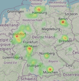 Heatmap (Anrufverteilung)