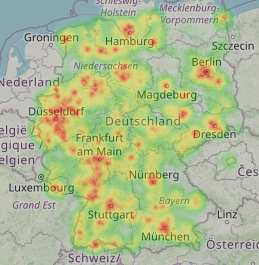 Heatmap (Anrufverteilung)