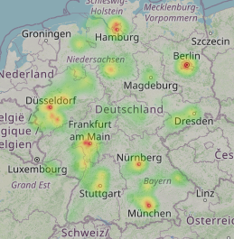 Heatmap (Anrufverteilung)