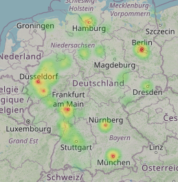 Heatmap (Anrufverteilung)