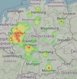 Heatmap (Anrufverteilung)