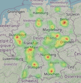 Heatmap (Anrufverteilung)