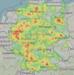 Heatmap (Anrufverteilung)