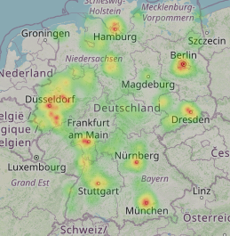 Heatmap (Anrufverteilung)