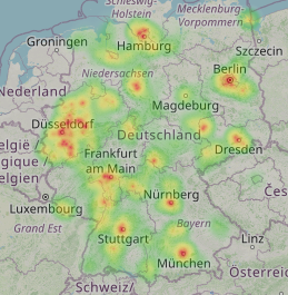 Heatmap (Anrufverteilung)