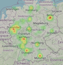 Heatmap (Anrufverteilung)