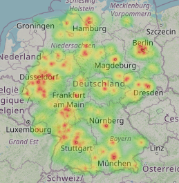 Heatmap (Anrufverteilung)