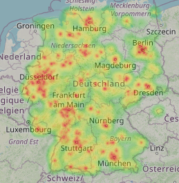 Heatmap (Anrufverteilung)