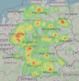 Heatmap (Anrufverteilung)